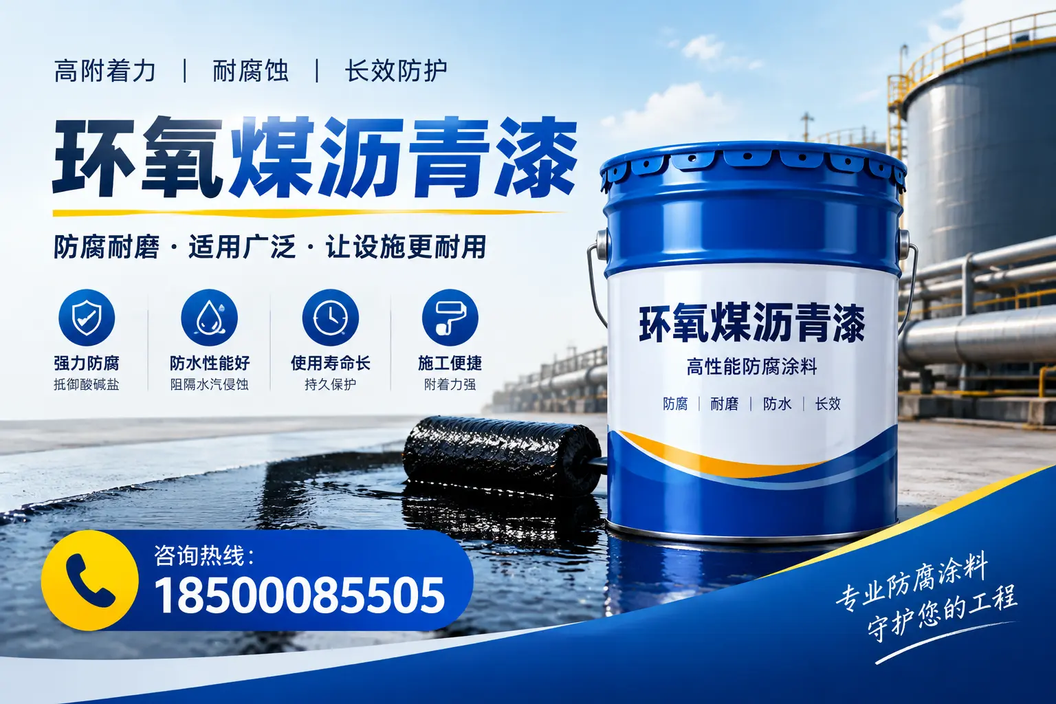 环氧煤沥青漆与其他涂料的对比分析,助力宁德企业决策